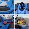 Safety Shoes Children Boots Winter Kids Snow Hiking for Boys Sneakers Fashion Nonslipl Leather Girls boys shoes 230822