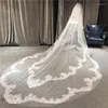 Veli da sposa Real POS di alta qualità in pizzo di alta qualità Bellissimo velo da sposa 5 metri Accessori per spose avorio bianco