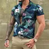 Erkekler Sıradan Gömlekler 2023 Camisa Floral Hawaiana Estilo Vikingo Ortaçağ Orijinal Nueva