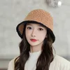 Fashion Winter Thick Knitted Hat Women's Warm Woolen Fisherman Hat Bucket Hat Cap Costume Accessory Gifts HCS336