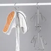 Hangers 1 stks creatieve schoen droogrek haak roestvrij staal balkon balkon winddicht hangschoenen