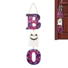 Party Decoration Halloween Door Sign Wooden Unique Wall Ghost With A Rope And Hook Decorations Favors For Home Apartment