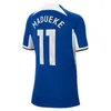 Espnsport 23 24 Jogador Versão Sterling Enzo Futebol Jerseys Mudryk Madueke Chalobah Nkunku Home Blue Away 3ª Camisa de Futebol Manga Curta Uniformes Adultos