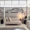Adesivos de parede silhueta de silhueta adesivo de vinil decoração de casa decoração de sala de reparo de garagem para garagem