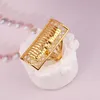 Anelli di nozze Cooper Gold Ring Regolable Anello regolabile Gioielli unisex Arabo Engage in Medio Oriente Fande regalo Father Day