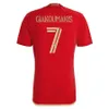 2023 2024 Atlanta United Soccer Jerseys 23 24 Away Almada Giakoumakis Robinson Home Black 404 Football Shirt