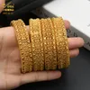 Bangle Aniid African Bangle For Women Charms Armband Dubai Jewelry Mama 24K Gold Plated Stapble Bla Mom Present Partihandel 230823