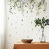 Wandstickers groen planten bloem takken sticker woonkamer bank achtergrond decoratie sticking stickers home decor zelfklevende behang 2308222222