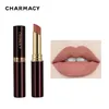 Lipstick Charmacy Langdurige waterdichte matte naakt lippenstift luxe Koreaans fluweel gemakkelijk te dragen lipstick voor vrouwen make -up cosmetica 230823