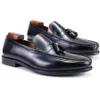 Scarpe eleganti scarpe da uomo in pelle formale rotonda -Tasella testata in pelle genuina scarpe da uomo comode scarpe mocassini fatti a mano Scarpe da sposa 230822