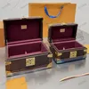 Coffret Poliventent Cosmetic Case Biżuter Designer Torby Volt Skórzane zegarki 8 męskie zegarek organizator biżuterii