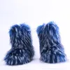 Chaussures habillées bleues Monster Fur High Tops 230823