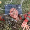 ديكور الحفلات روبي Elm Street Nightmare Krueger 322515cm Tomb Walker Decor Halloween Christina Horror Movel Move Figure 230822