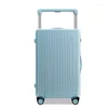 Valises mode large barre d'attache bagages femmes roue universelle pur PC valise Durable YKK fermeture éclair hommes