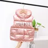 Manteau en duvet Filles Garçons Bébé Enfants Gilet Gilet 2023 Mignon Chaud Plus Épaissir Hiver Automne Veste Extérieure Cardigan Vêtements Pour Enfants J230823