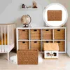 Storage Bottles Basket Organizing Ornament Household Container Plastic Basketative Bread Display Book