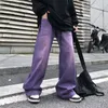 Men's Jeans Vintage Purple Baggy Jeans Women Loose Wide leg Oversize Y2k Cargo Pants Harajuku Korean Fashion Streetwear Trousers 230823