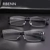 Niebieskie okulary blokujące światło Rbenn Big Business Men's Reading okulary Wysoka jakość połowa ramek anty -niebieski czytnik komputerowy 1,50 1,75 2,25 2,50 2,75 230823