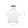 Bottiglie di stoccaggio Origami Star Paper Indie decorazioni per la stanza Wishing bottiglia strisce di vetro cellophane Carafe