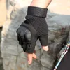 Five Fingers Luvas Tactical Half Fingleless Military Glove Outdoor Fitness Sport Camping Camping Cascando Caminhando Men 230823