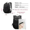 School Bags USB Backpack Men Nylon Waterproof Travel Bag Simple Pure Color Backbag Leisure Light Fitness Male Sports Black Gray 230823