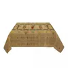 테이블 천 직사각형 식탁보 40 "-44"탄성 가장자리 고대 이집트 커버