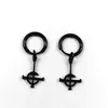 Pendientes de tuerca Goth Ghost BC Sin nombre Cuelga Acero inoxidable Ghoul Band Papa Emérito Máscara Grucifix Póster Pendiente colgante Joyería E1722