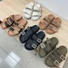 Designer -Hausschuhe spüren Sandalen Frauen rutschen Männer Sandalen Plattform Rutschmuster Stoff Sandalen Sandalen Schnalle Gurt Schuhstrand Flip Flops mit Schachtel