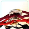 316L Bracelet à corde trinité en acier inoxydable trois anneaux Bracelets de couple à main pour les femmes et les hommes Juif Famou7416405