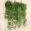 Sztuczna roślina sztuczna roślina sztuczna roślina pnącze zielona ściana wisząca winorośl domowy dekoracja ogrodu rattan przyjęcie weselne