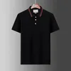 Lou Mens Polo Shirt Wysoko jakościowa moda męska koszulka luksusowa kołnierz polo czysty bawełniany oddychający haft hafteryleTersolid colortop lou koszulka biznesowa m-xxxl