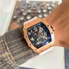 Ki Montre de Luxe Factory Quality Quartz Watchesスポーツクロノグラフ防水快適なゴムストラップオリジナルクラスプスーパーラミン276b