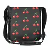 Backpack lustige Grafikdruckpixel Kirschen USB -Ladung Männer Schultaschen Frauen Bag Travel Laptop