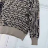 Designer Girls Dress Suits Autumn Sets Grootte 100-150 cm 2pcs Alfabet Gedrukte Jacquard Breat Sweater en Hip Wrap Rok aug21