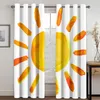 Curtain 3D Abstract Geometry Elegant And Simple 2 Pieces Shading Drapes Darkening Window For Home Living Room Bedroom Decor