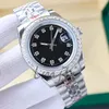 Męski zegarek dla kobiet zegarek luksusowy zegarek dla mężczyzn automatyczny ruch zegarki designerskie zegarki Diamond Watches 31/36/ Pasek ze stali nierdzewnej