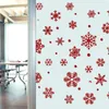 Pegatinas de ventana Calcomanías navideñas Decoración Copo de nieve Se aferra Sin pegamento PVC Wal Gafas Calcomanía para vacaciones