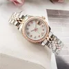 Montre en acier inoxydable pour femmes, cadran blanc et or Rose, automatique, mécanique, diamant, nouvelle collection, 26, 5mm, 36mm, 41mm, 252b