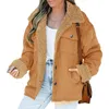 Women's Jackets Autumn/Winter Solid Corduroy Thickened Brushed Western Womens Clothes Lightweight Vest Winter Wear Women Jacket