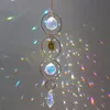 Decorazioni da giardino Crystal Wind Chimes Catcher Sun Catchers sospeso a sospensione Gioielli catturare per la casa Decorazione per matrimoni 230822