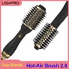 Fers à friser LISAPRO brosse à Air en une étape Volumizer PLUS 2.0 sèche-cheveux et coiffeur noir doré brosse à friser les cheveux 230822