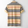 Men Polos Designer Stripe Polo Shirt T Derts Snake Polos Bee Floral Mens High Street Fashion Horse Thirt M-3XL {Category}