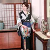 Vêtements ethniques Shanghai Story Kimono Yukata Robe de soirée Costume de cosplay japonais Floral Taille unique