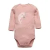 Rompers född baby bodysuits Långärmflicka Jumpsuit 2023 unisex 5 Pack Cotton Boy Clothoon Infantil Clothing 230823