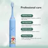 Toothbrush Children Sonic Electric Toothbrush Cartoon Pattern for Kids with Replace The Tooth Brush Head Ultrasonic Toothbrush Soft Nozzles 230824