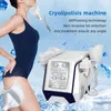 Vaccum criolipolisis脂肪凍結ボディスリミングマシン4 Cryo Handles 360冷却ボディ彫刻セルライト削減ダイヤモンドアイス彫刻シロマシン