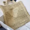 Designer raffia shoulder bedding bag tote women beach bags luxury handbags Mesh breathing bags Woven Shopping Summer Straw CXG8247-8