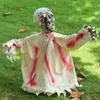 Decorazione per feste Bambola spaventosa Decorazione horror Halloween Per inserire grande altalena Fantasma Controllo vocale Puntelli Ornamento