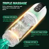 Masturbadores HESEKS 7 Girando Chupando Água Spa Automático Masculino Real Buceta Adulto Masturbação Brinquedos Sexuais Para Homens Boquete Máquina 230824