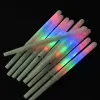 LED Light Up Cotton Candy Ronees świecące patyki Nieprzestrzegalne kolorowe pianki glow glow fy5031